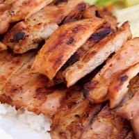 [Meat Only] Chicken Teriyaki (Grilled, 9-10 Oz) · 9-10 oz of Chicken Teriyaki Meat only. No sides.