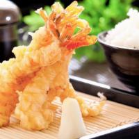Side Shrimp Tempura (1 Pc) · Just One Piece of Crispy Shrimp Tempura. No Sides. If you want 5 pieces or more, 6 pcs of Sh...