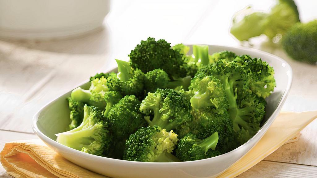 Side Broccoli · Freshly Made Everyday!
Broccoli Cut into Florets. Steamed and Chilled. It's not warm at all. So, if you want Warm Broccoli, pls ask us to Make it Warm :)