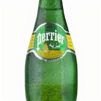 Perrier Sparkling Water · Original Green Glass Bottle