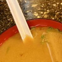 Miso Soup · With tofu and green onions