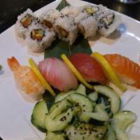Samurai Sashimi Plate · Come with house salad. Chef's choice of 20 pieces of assorted sashimi.