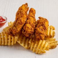 3 Tenders & Fries · 3 Tenders, waffle-cut fries and your choice of dipping sauce