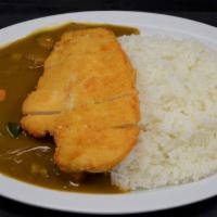 Chicken Katsu Curry · Chicken breast
Curry sauce
Rice