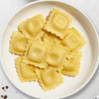 Create Your Ravioli · Your choice of fresh ravioli topped with your choice of sauce favorite toppings! Served with...