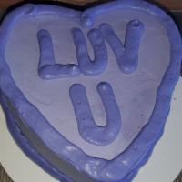 Valentine Cake · Heart Shaped Ice Cream Cake