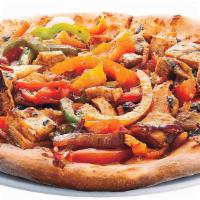 Prince Ali’S Spicy Chicken · Our home-made garlic chili sauce, peppers, red onions, tomatoes, mushrooms, parmesan cheese,...