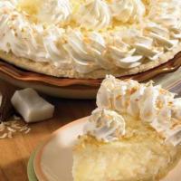 Coconut Cream Slice · Coconut folded into our rich vanilla cream. Topped with fresh whipped cream or fluffy mering...