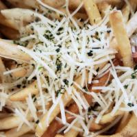 Truffle Cheese Fries · Truffle, sea salt, Parmesan cheese.