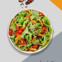 Greenery Salad · (Vegetarian) Romaine lettuce, cherry tomatoes, cucumbers, and onions dressed tossed with ran...