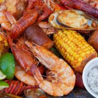 Combo 1 · Combo comes in 1 bag. Incudes 3 lbs of seafood items of your choice (excludes crabs and lobs...