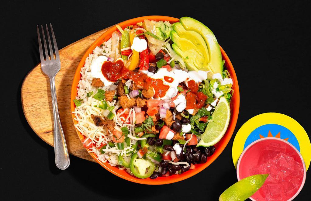 Carne Asada Steak Bowl · Grilled house steak bowl with your choice of base and toppings. Make the burrito bowl of your dreams!