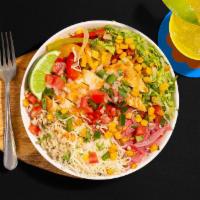 Chicken Bowl · Grilled chicken bowl with your choice of base and toppings. Make the burrito bowl of your dr...