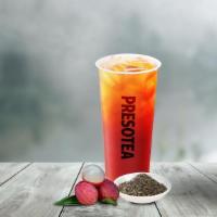 Lychee Black Tea · A premium selection of black tea infused with lychee aroma.