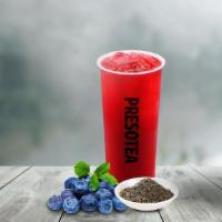 Blueberry Fruit Tea · A caffeine free hibiscus tea with prominent blueberry taste and citrus notes.