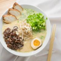 Chicken Ramen · Popular items. chicken breast chashu, egg, kikurage, bean sprouts, green onion, and sesame s...