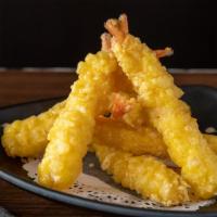 Shrimp Tempura (3 Pc) · 3 tempura battered prawns