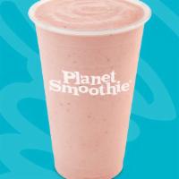 Strawberry Super Squeeze · strawberries, bananas, whey MR protein. [total protein 34g/43g/43g]