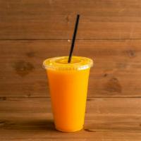 Orange Juice  · Freshly squeezed, 20 oz. orange juice.