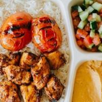 Tomato Herb Chicken Kabob · Make it your own. Start with tender pieces of tomato herb-marinated chicken kabobs grilled t...