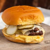 The Draft Republic Burger · 1/2 lb burger, American cheese,  pickles, brioche bun; 
+$3 upgrade to chef 's way-lettuce, ...