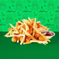 Fries-And-Tots Galore · 1/2 classic fries and 1/2 sweet potato tots, for the indecision-makers who want a taste of b...