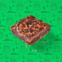 Salted Caramel Pretzel Brownie · 