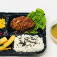 Japanese Style Hamburg Steak · Our own style of the popular Japanese Hamburg Steak with your choice between our homemade de...