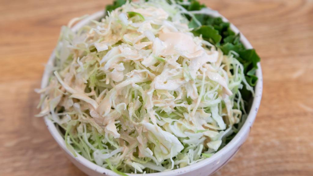 Shredded Cabbage Salad · Vegan.
