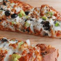 Westside · Pepperoni, Sausage, Mushrooms, Olives, Onions & Green Peppers