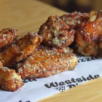 16 Garlic Parm Wings · 16 Garlic Parmesan Wings With Your Choice of Dipping Sauce