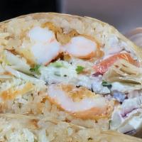 Baja Style Shrimp Burrito · 