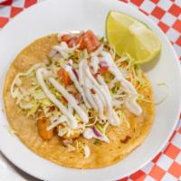 Baja Style Shrimp Taco · 