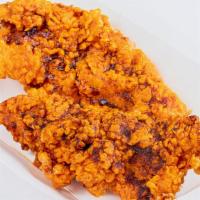 3 Piece Chicken Tenders · Hand Battered using our special breading recipe, these all white meat tenders are crispy on ...