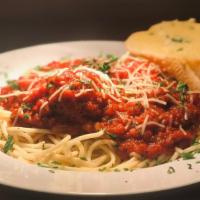 Spaghetti And Meatballs · Spaghetti served with 2 meatballs and your choice of Marinara Sauce or Meats Sauce