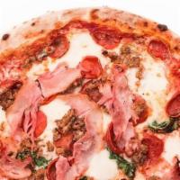 Carni Pizza · Molinari sausage, all-natural. pepperoni, rosemary ham.