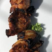 Chicken Kabob Lunch Entrée · One skewer of chicken thighs with onions and bell peppers. Served with house salad.