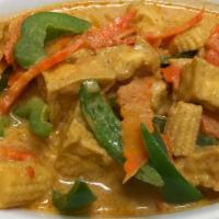 D-3. Panang Curry With Beef · Hot and spicy.