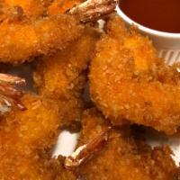Siam Fried Shrimp (8 Pieces) · Succulent tempura battered deep-fried shrimp, served with sweet and sour sauce (8 Pieces)