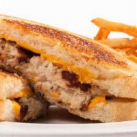 Albacore Melt · White albacore tuna & melted cheese grilled on rye bread.