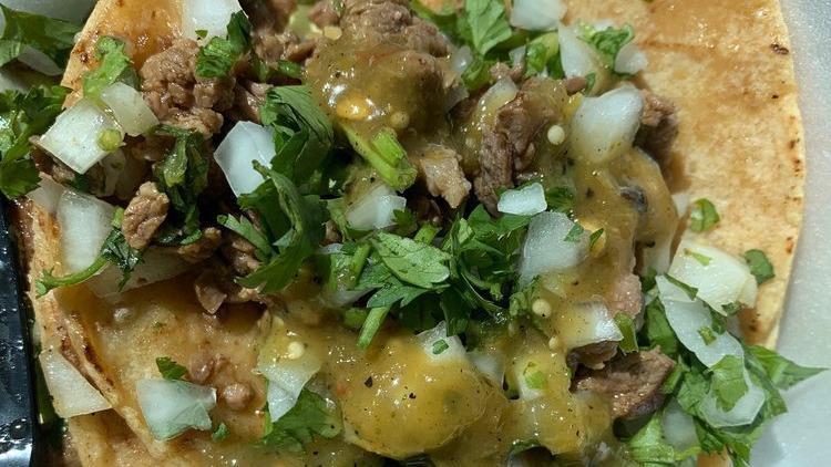 Tacos Estilo Tijuana (Mini Tacos) · Choose Between Asada, Chicken, Al Pastor, Cabeza, Or Buche.
** Use The Special Instructions.
Street Tacos W/ Double Tortilla Cilantro & Onions.