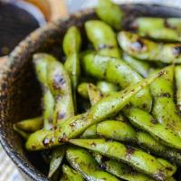 Edamame Soy Sauce (Thai Spiced) · Sweet and spicy Thai -style with pepper, sweet soy, vinegar and chili oil.