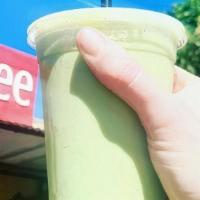 Iced Green Tea Latte · Our popular green tea matcha powder with milk over ice or blended