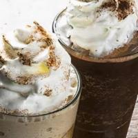 Iced Mocha. · Chocolate, espresso and whole milk over ice or blended