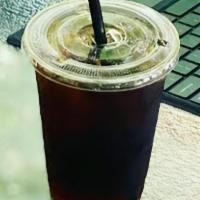 Iced Coffee. · Costa rican medium roast coffee chilled and over ice