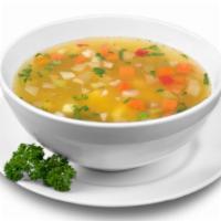 Vegetable Soup · Delectable vegetable soup.