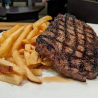 Steak And Fries · Skirt steak cooked to your temperature, fries