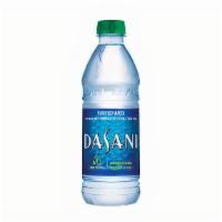 Bottled Water · 16oz bottle of Dasani water.