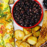 Energy Breakfast Combo · Toast, egg, potato and beans