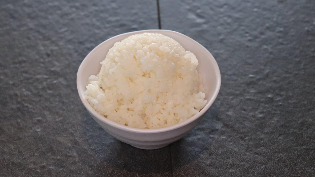 Rice · Side of steamed rice.